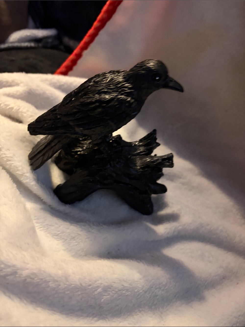 Black Decorative Crow Figurine